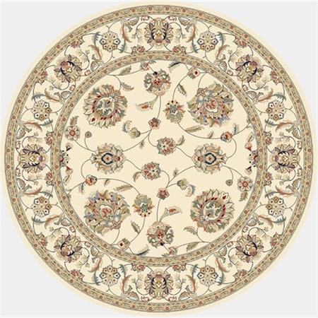 Dynamic Rugs Ancient Garden 7.10 57365-6464 Rug - Ivory/Ivory ANR8573656464